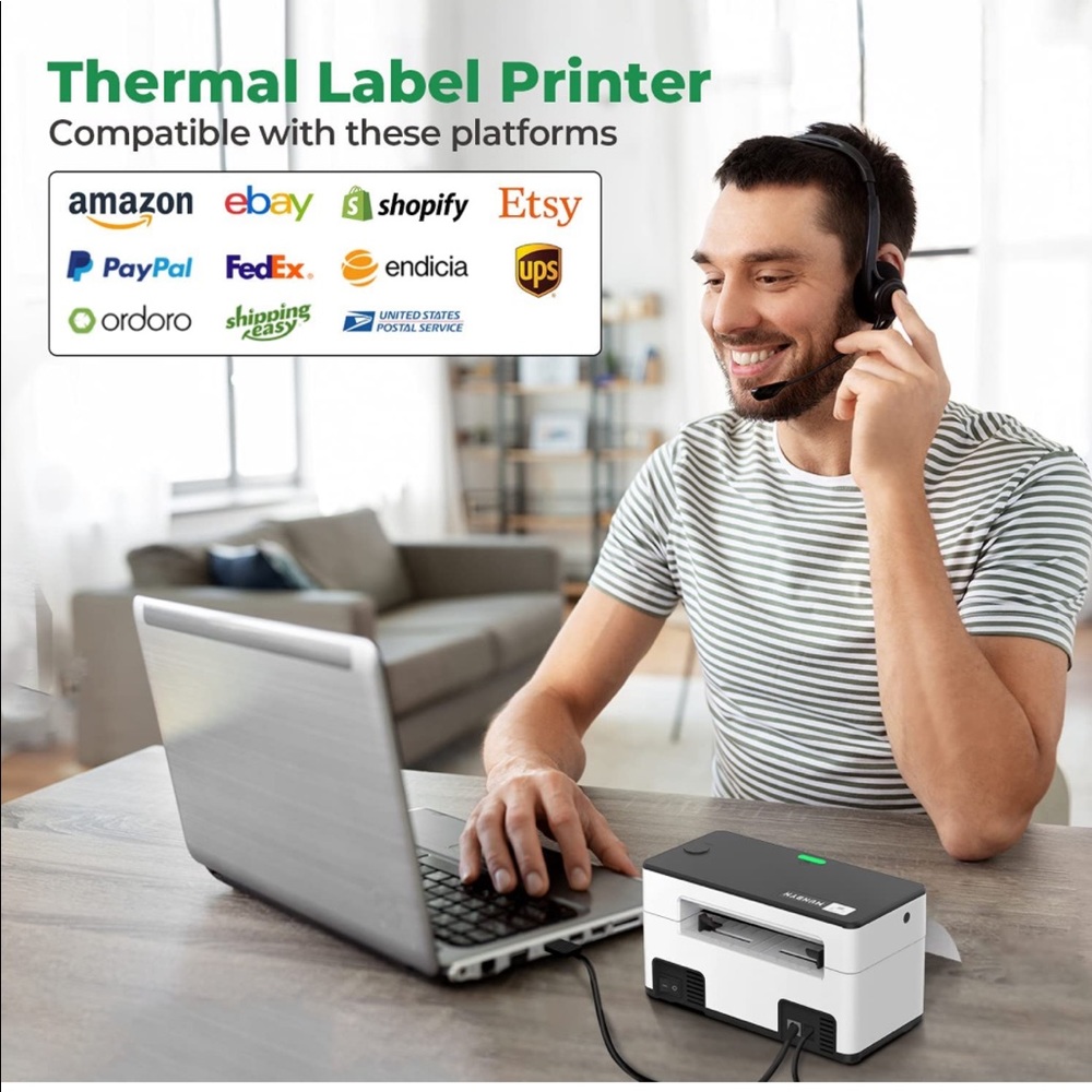 MUNBYN Label Printer - Picture 6 of 7